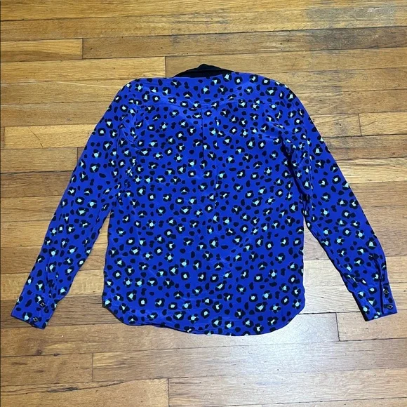 Kate Spade The 100% Silk Animal Print Blouse, size 0 - Picture 11 of 11